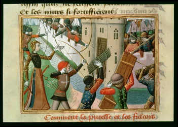 The Siege of Paris by Joan of Arc in 1429, from the Vigils of Charles VII